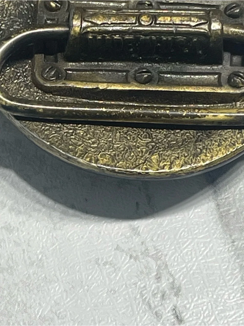 BASS Anglers Sportsman Society 20th Anniversary Brass Belt Buckle - 1987